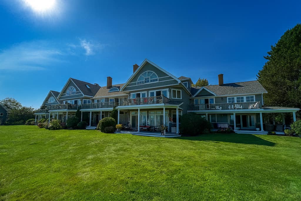 Professional exterior painting project in Maine by Clean Cut Painting Company